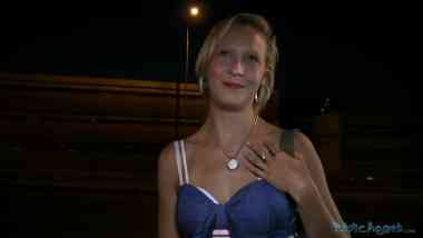 PublicAgent E327 - Lola Smile aka Martina 4702 - Blonde Women Gets Fucked Outside Next To The Road