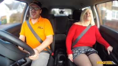 FakeDrivingSchool - Lacey Starr - Busty mature MILF fucks instructor
