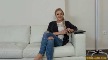 FakeAgent - Jessica Hunter - Perfect tits blonde gets creampied