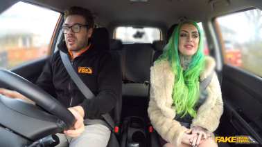 FakeDrivingSchool - Madison Phoenix - Wild ride for tattooed busty beauty
