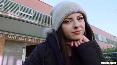 PublicPickUps - Rebecca Volpetti - Italian Cutie Rides Dick At School