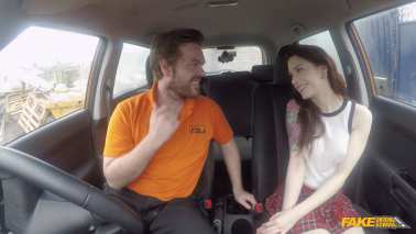 Fake Driving School - Anna De Ville - USA babe gets UK anal sex