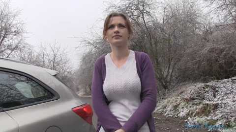 PublicAgent E264 - Isabella B aka Kesidy Bella - Car Sex with Big Boobs Student