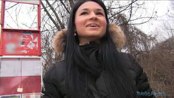 PublicAgent E265 - Kiera - Sexy Brunette Likes Sucking Cock