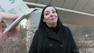 PublicAgent E285 - Mortica aka Morticia Submi - Rock Chick Gets Fucked Outside In Public Place