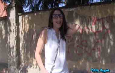 PublicAgent - Jimena Lago - Hard Cock for Spanish Pussy Outside