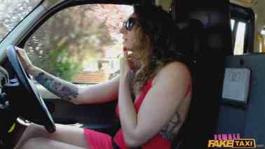 FemaleFakeTaxi - Ava Austen - Cabbie In Red Dress Fucks Her Fare