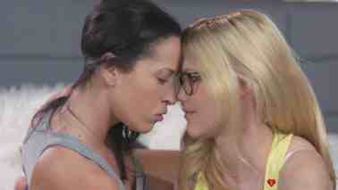 Lesbea - Izzy Delphine And Terra Twain - Cute Blonde Teen Loves Older Woman