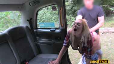 FakeTaxi - Victoria Summers - Hot Blonde on Taxi Cab Bonnet