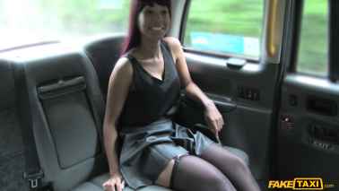 FakeTaxi - Ebony Sade Rose In Stockings Goes Dogging