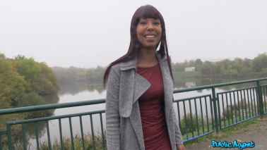 PublicAgent - Sade Rose - Ebony Beauty Fucked in a Car