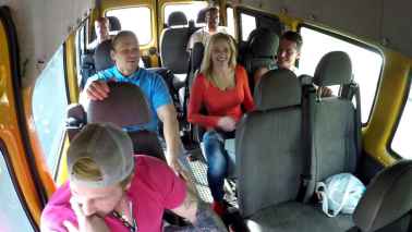 Czech Bangbus 3 - Black Canary - Tasty bukkake with a hairy MILF
