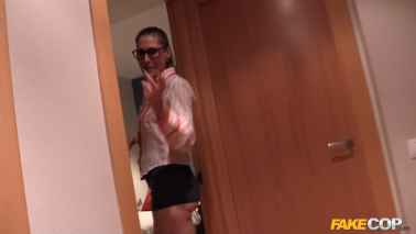 FakeCop - Barbara Vamp - Slutty Spanish Cock Sucker in Glasses
