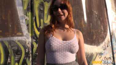 Fake Cop - Lola Bambola - Ginger Russian Gives World Class Blowjob