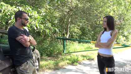 CzechHitchHickers - Miky Love - Cute Tall Girl Fuck A Strangers Dick