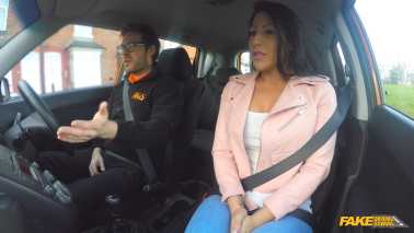 Fake Driving School - Candy Kane - Rebel Teen Takes Deep Creampie
