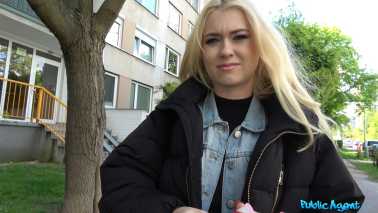 Public Agent - Misha Cross - Student Fucked in Forest for Cash