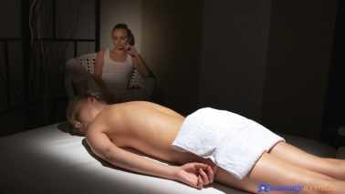 Massage Rooms - Lady Bug and Lucy Heart - Orgasms for Flexible Blonde Lesbian