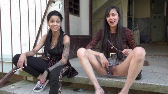 CzechStreets E118 - Real Czech Gypsies Ashely Ocean and Sandra Soul