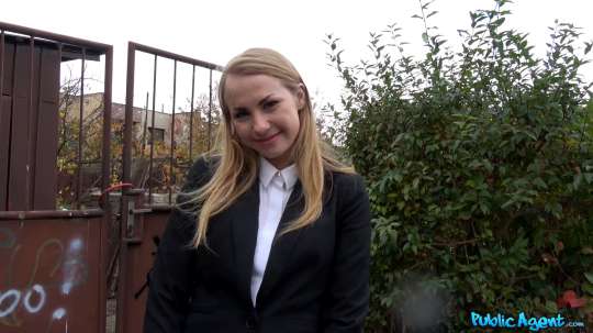 PublicAgent - Cute Russian Madison Lush Fucked Through Tights