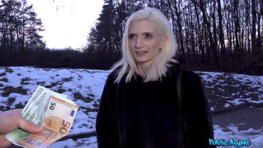 PublicAgent - Skinny Student Mia Casanova Hotel Facial