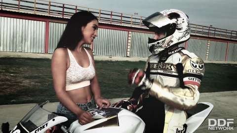 HandsOnHardcore - Ginebra Bellucci - Biker Bangs Asshole