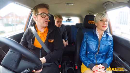 FakeDrivingSchool - Boss Fucks Sexy Hot Blonde Employee Tanya Virago
