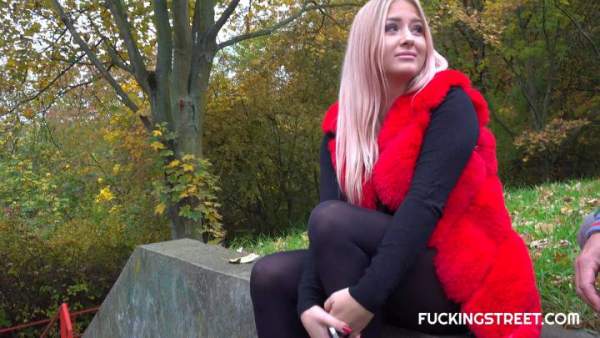 FuckingStreet - Cayla Lyons - Blonde Gives Her Saviour Some Unexpected Sex