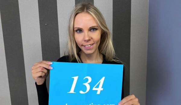 CzechSexCasting 134 - Florane Russell - Blonde Spreads After Photo Shoot