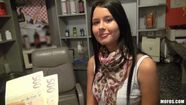 PublicPickUps - Nadine aka Mia Manarote - Slutty Receptionist Goes Back to Get Fucked