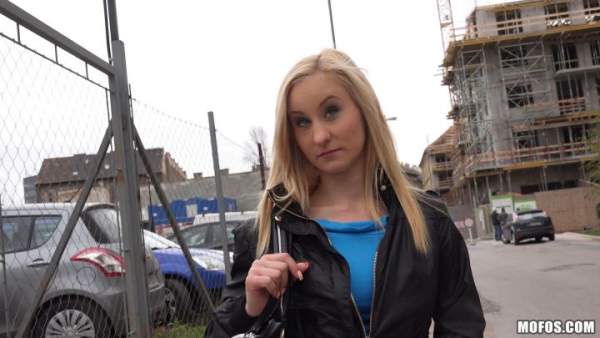 PublicPickUps - Helena Valentine - Blonde Fucked Through Pantyhose