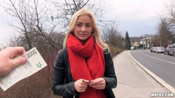 PublicPickUps - Cayla Lyons - Euro Blonde Has Cute Small Tits