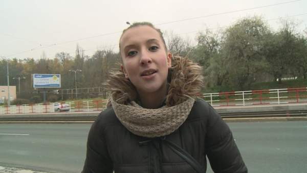 Czech Experiment 08 - Nicola - Fucking behind a bus stop