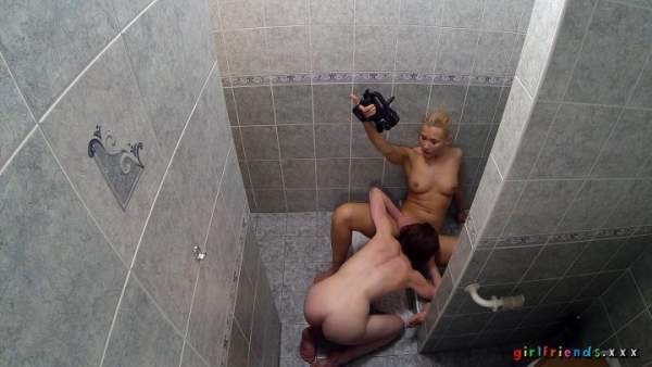 Girlfriends - Ryta Lucky and Michelle Louie - Two Hot Girls Finger Each Other In The Shower