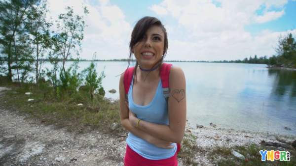 YNGR - Becca Pierce Likes To Get Lost On Hikes And Suck Cock