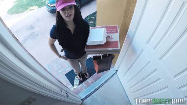 TeensLoveMoney - Kimber Woods - Delivery Girl Gets A Huge Tip