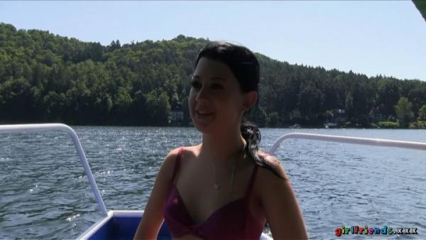 Girlfriends - Michelle Louie, Carrie and Lollipop Khan - POV Outdoor Lesbian Threesome Part 3