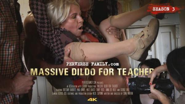 PerverseFamily E36 - Susan, Anna and Sindy Rose - Massive Dildo for Teacher