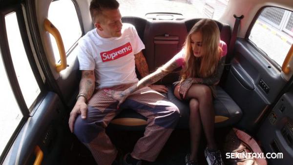 SexInTaxi E31 - Daisy Lee and Mr. XY - Horny Blonde Wants To Fuck With The Driver