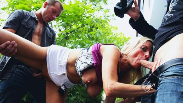 Hitzefrei - Dirty Tina Has Multiple Orgasms, Blows The Cocks And Rides The Boys Properly