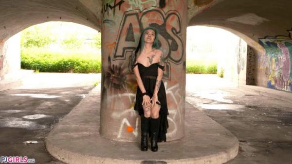 PJGirls - Akasha - Blue Haired Asian