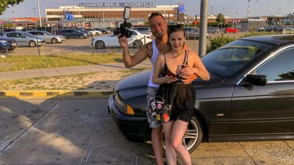 Hitzefrei - Candy Alexa got boned by Andy Star in an abandoned airport hangar!