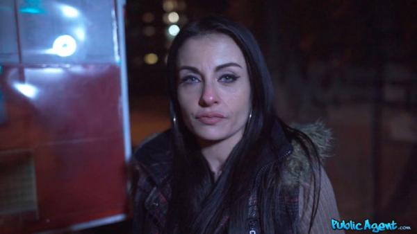 PublicAgent - Bianka Blue - Spanish MILF Flashes Tits in Public