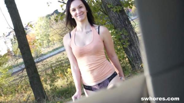 Swhores E02 - Lena Dark - Whore Fucked Hard On The Street For Money