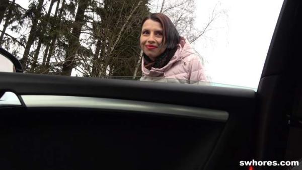 Swhores - Aralyn - Nasty Street Slut Tasting Cum