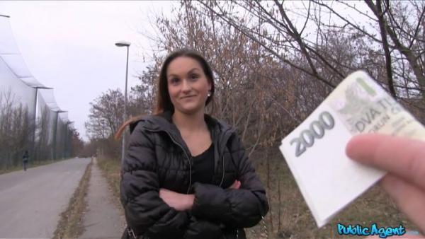 PublicAgent - Barbara Bieber - Hot chick takes cash for sex
