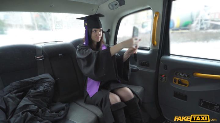 FakeTaxi - Melany Mendes - University Graduate Strips Off Her Robes