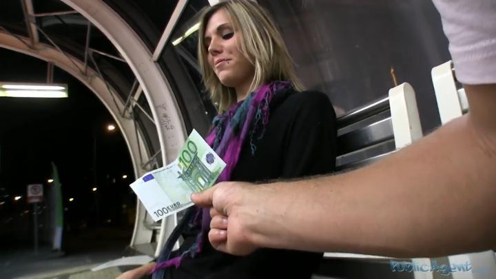 PublicAgent E06 - Sindy Vega - Tall, Slim Blonde Enjoys A Public Fucking By Stranger