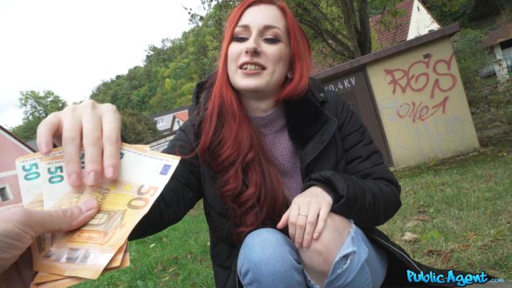 PublicAgent - Gigi Rouge - Tattoo Redhead Rides for Cash