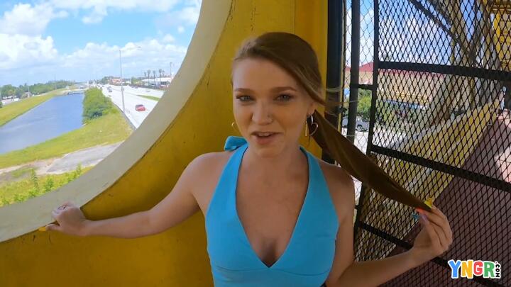 Bang! YNGR - Freckled Redhead Mazy Myers Can Barely Handle This Big Dick